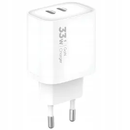 ladowarka-sieciowa-33w-2x-usb-c-do-telefonu-z-kablem-usb-c-1m-qc-biala