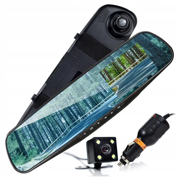 wideorejestrator-nextcase-camvr60058-wyswietlacz-lcd-lusterko