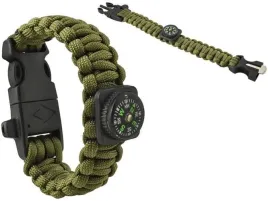 bransoletka-survival-z-akcesoriami-zielona