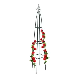 pergola-ogrodowa-kolumnowa-ze-szpicem-na-gorze-2m-200cm-zielona-metalowa