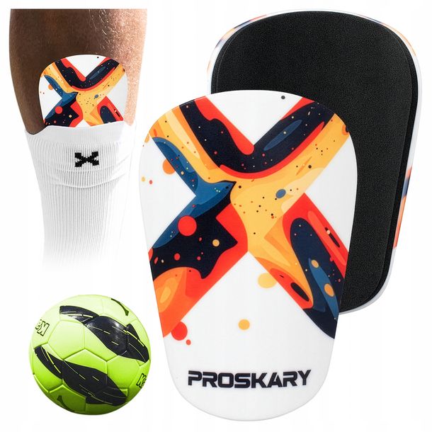 Фото - Захист для активного відпочинку Blaze ﻿OCHRANIACZE PIŁKARSKIE PROSKARY  FIFA LEKKIE BIAŁE DYNAMICZNE X 6x10cm 