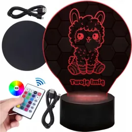 lampka-nocna-led-z-imieniem-prezent-swieta-mikolaj-slodka-lama-alpaka