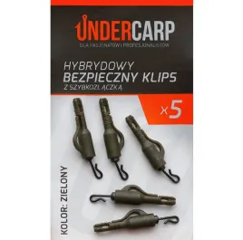 under-carp-hybrydowy-bezpieczny-klips-z-szybkozlaczka-zielony