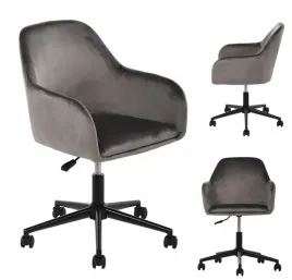 fotel-biurowy-obrotowy-welur-szary