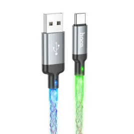 kabel-usb-a-do-usb-c-hoco-3a-1-m-u112-szary