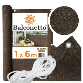 oslona-na-balkon-1x6m-95percent-brazowa-180g-uv-mata-balkonowa-na-taras-plot