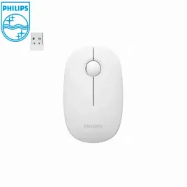 myszka-bezprzewodowa-philips-spk7378-biala-ergonomiczna-cicha-mysz-biurowa