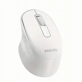 myszka-bezprzewodowa-philips-spk7448-biala-ergonomiczna-cicha-mysz-biurowa