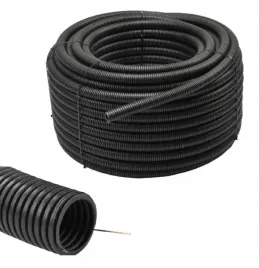 peszel-z-pilotem-rura-karbowana-do-kabli-25-19mm-wytrzymala-750n-czarna-50m