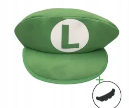 czapka-luigiego-luigi-zielona-super-mario-bros-wasy-cospaly-halloween-gra