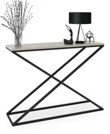 konsola-toaletka-industrialna-na-metalowych-czarnych-nogach-dab-sonoma-loft