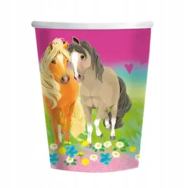 kubeczki-papierowe-amscan-pretty-pony-250-ml-8-sztuk