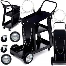wozek-spawalniczy-do-spawarek-z-polka-na-butle-metalowe-kolka-pod-migomat