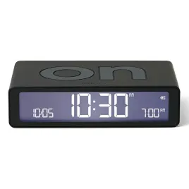 budzik-dwustronny-lexon-flip-classic-z-usb-c-akumulatorowy-czarny