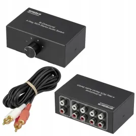 przelacznik-audio-cinch-rozdzielacz-4-kanaly-dwukierunkowy-rca-speaka