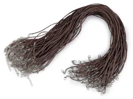 sznurek-bawelniany-woskowany-z-karabinczykiem-45-cm-brazowy