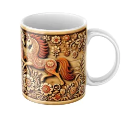 kubek-dwa-konie-folk-polski