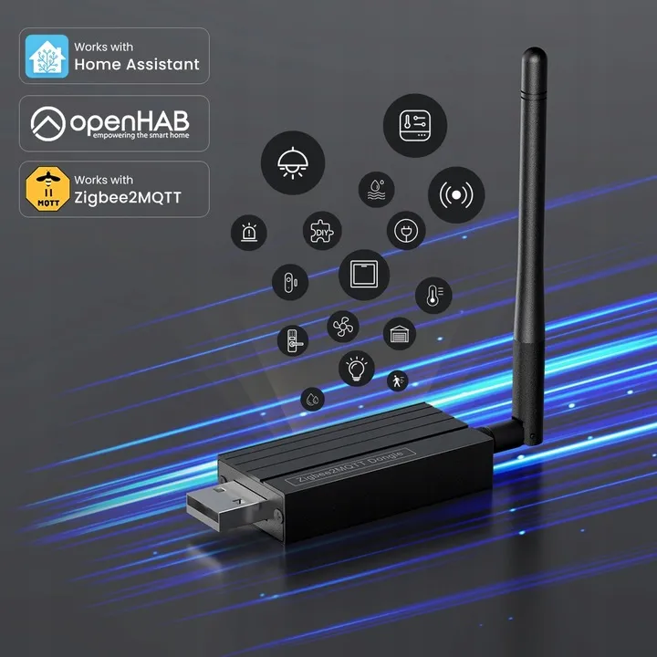 koordynator-bramka-zigbee-3-0-usb-cc2652p-antena-home-assistant-zigbee2mqtt-stan-nowy