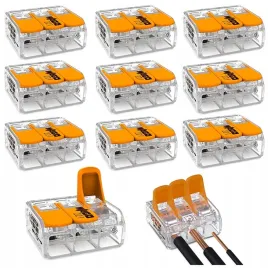 10x-wago-szybkozlaczka-zlaczka-instalacyjna-3x02-4mm2-zestaw-3-zaciskowa