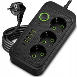 przedluzacz-listwa-zasilajaca-2m-3-gniazda-250v-5x-usb-wlacznik-ladowarka