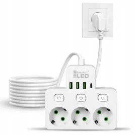 przedluzacz-listwa-zasilajaca-rozdzielacz-rozgaleznik-3-gniazda-230v-4x-usb