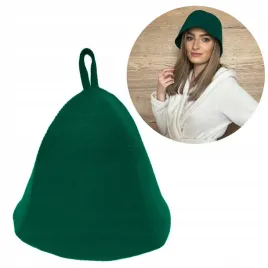 czapka-do-sauny-filcowa-kapelusz-ochronna-porjun-campana-zielona-unisex