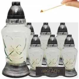 znicz-szklany-na-grob-6-szt-duzy-krzyz-w-sercu-22cm-z-wkladem-palenia