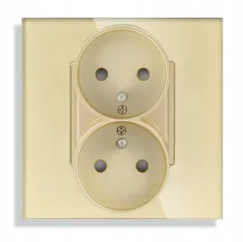 kontakt-gniazdko-elektryczne-z-bolcem-szklane-2-gniazda-fi60-podwojne-zloty