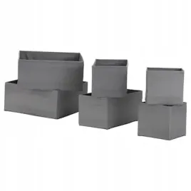 ikea-skubb-komplet-pojemnikow-6-szt-ciemnoszary