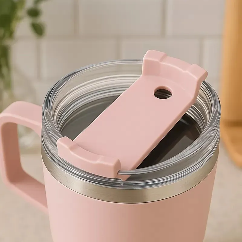 KUBEK Termiczny ze SŁOMKĄ i GRAWEREM na ŚWIĘTA dla KOBIETY