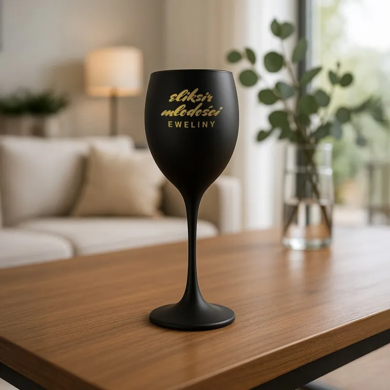 KIELISZEK do WINA z GRAWEREM dla KOBIETY, PERSONALIZOWANY pomysł na PREZENT