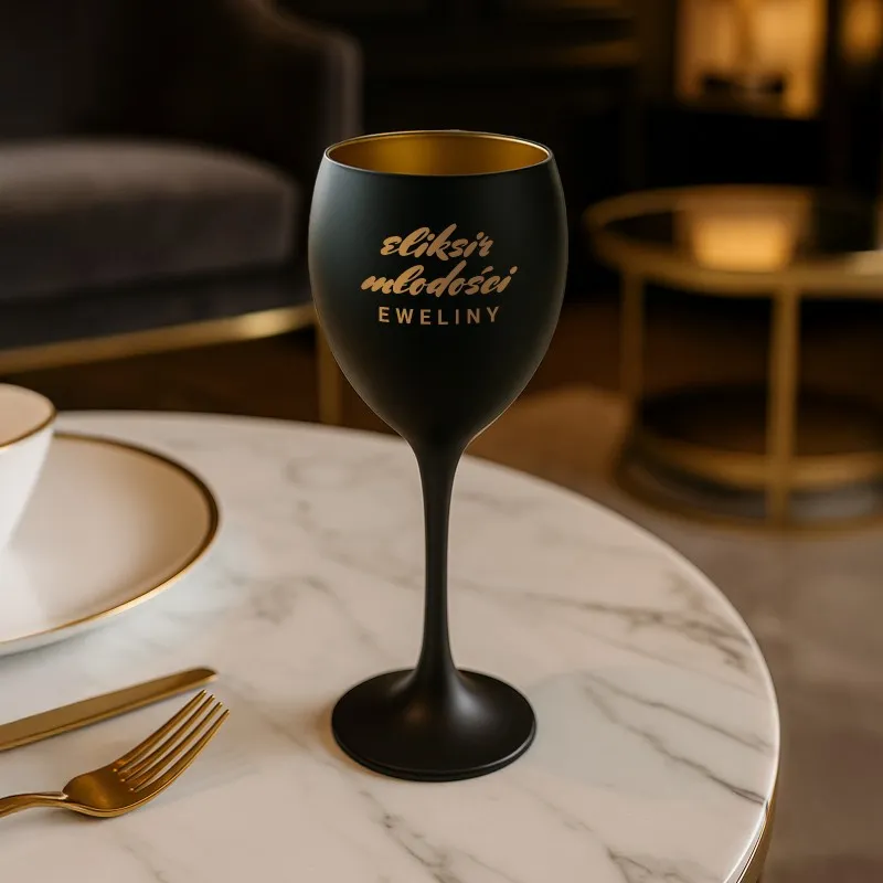 KIELISZEK do WINA z GRAWEREM dla KOBIETY, PERSONALIZOWANY pomysł na PREZENT