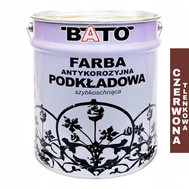FARBA ANTYKOR.PODKŁAD.SZYBKOSCH.CZERW.TLEN. A 5L