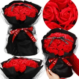 bukiet-roz-roze-sztuczne-jak-zywe-prezent-piekne-mydlane-prezent-walentynki