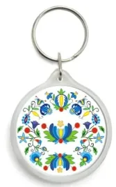 breloczek-okragly-haft-kaszubski-bialy