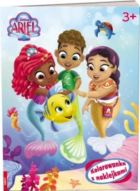 disney-ariel-kolorowanka-z-naklejkami