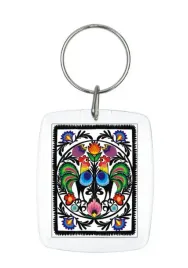 brelok-prostokatny-koguty-lowickie