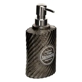 dozownik-do-mydla-z-pompka-szklany-400-ml-tloczony-5five-czrany