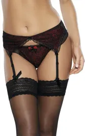 rosette-suspenderbelt-black-sexowne-czarne-stringi-m-fernand-peril