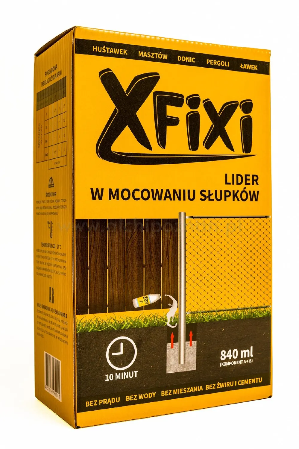masa Masa żywiczna zamiast betonu Xfixi CZYSTO i SZYBKO