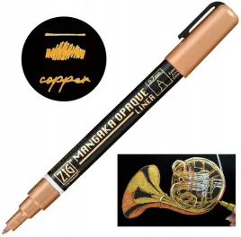 pisak-dekoracyjny-marker-07-mm-kuretake-zig-mangaka-opaque-liner-miedziany