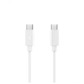 kabel-spigen-eb6020cc-essential-usb-c-na-usb-c-60w-1m-bialy
