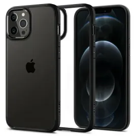 etui-spigen-ultra-hybrid-do-iphone-12-12-pro-przezroczysto-czarne