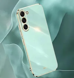 etui-do-samsung-galaxy-s24-zielone-silikonowe-blyszczace