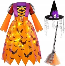 zucos-dzieciecy-kostium-czarownicy-z-miotla-i-kapeluszem-4-6-lat