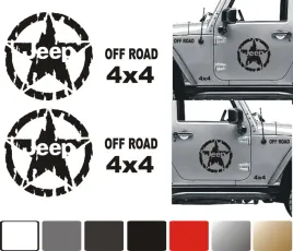 gwiazda-jeep-naklejki-na-drzwi-samochod-terenowy-off-road-tuning-4x4