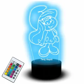lampka-led-na-biurko-statuetka-smerfetka-smerfy-bajka-dla-dziecka-ciamajda