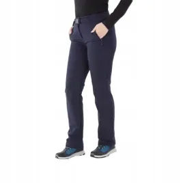 damskie-spodnie-turystyczne-trekkingowe-stretch-softshell-ocieplane-quechua