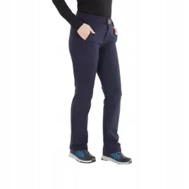 damskie-spodnie-turystyczne-trekkingowe-stretch-softshell-ocieplane-quechua