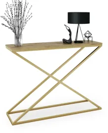 zlota-konsola-z-modnym-drewnianym-blatem-do-jadalni-salonu-kuchni-110-cm
